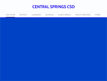 Tablet Screenshot of centralsprings.net